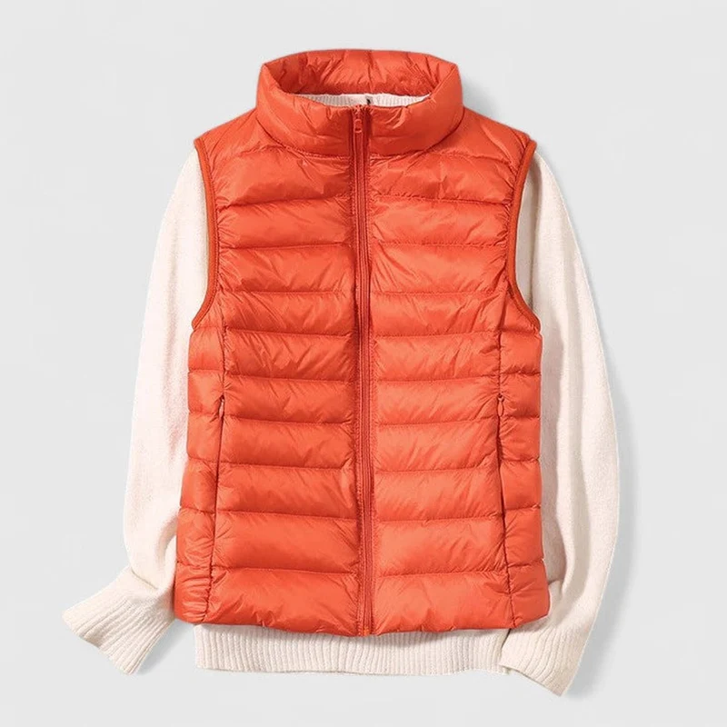 Luisa | Damen Steppweste leichte ärmellose Puffer Vest Women Übergangsjacke