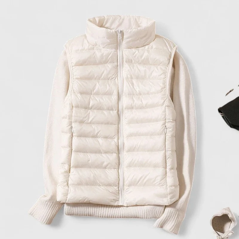 Luisa | Damen Steppweste leichte ärmellose Puffer Vest Women Übergangsjacke