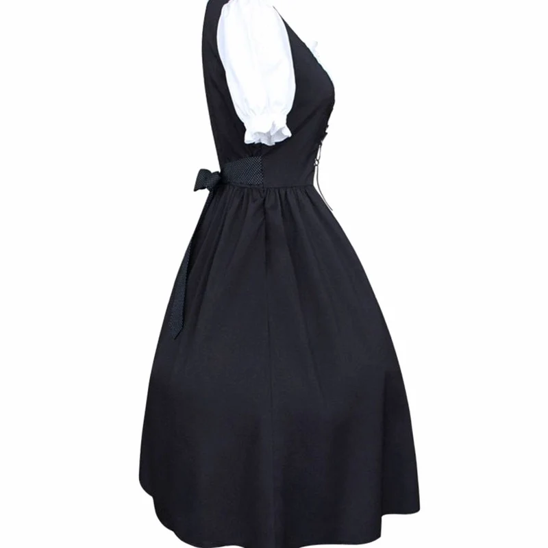 Nora | Damen Oktoberfest Dirndlkleid Traditionelles Trachtenkleid Schnürung