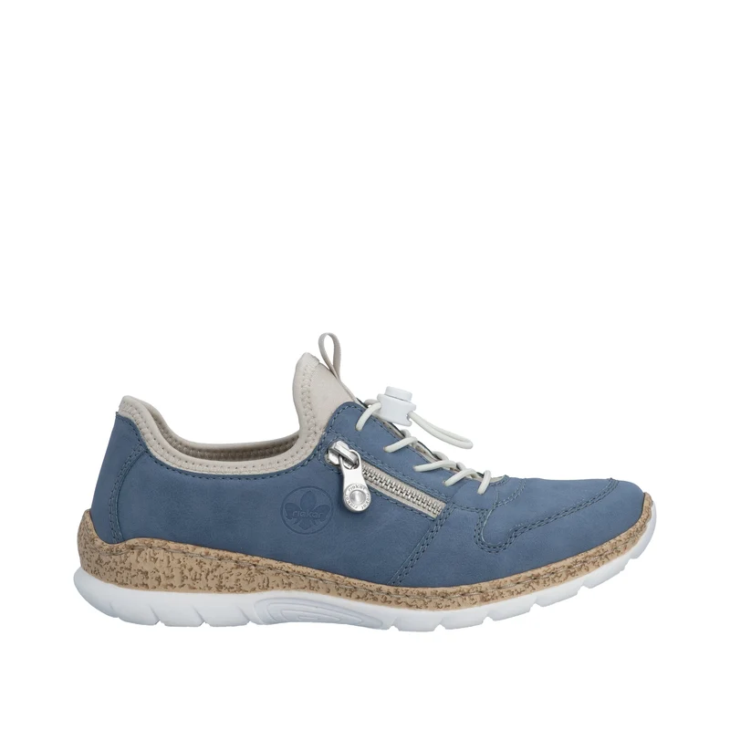 Rieker Damen-Sneaker zum Hineinschlüpfen | Blau
