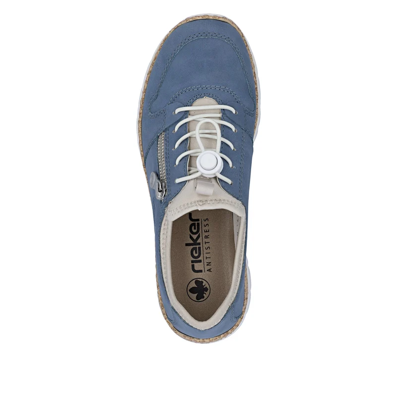 Rieker Damen-Sneaker zum Hineinschlüpfen | Blau