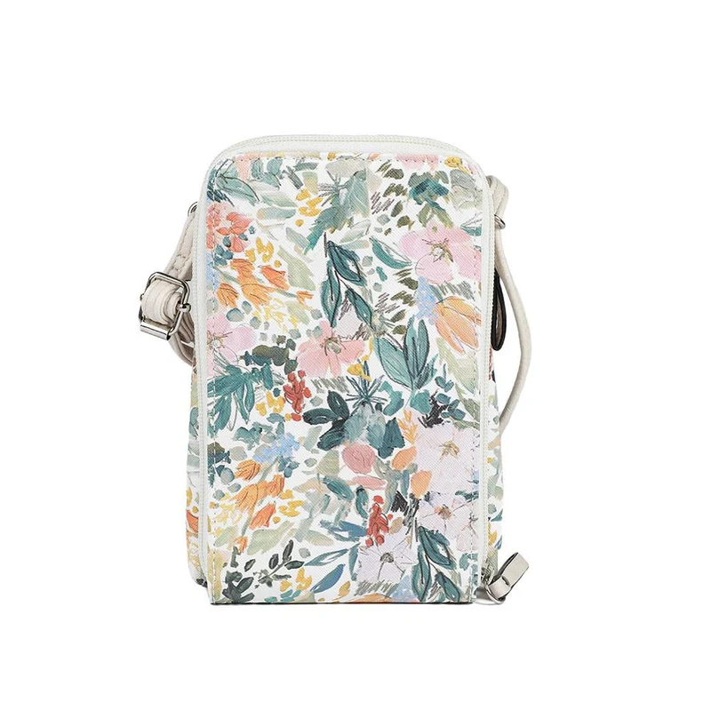 Adjustable Floral Cross-Body Bag - JEWN41000 / 326 888 - WHITE-FLORAL