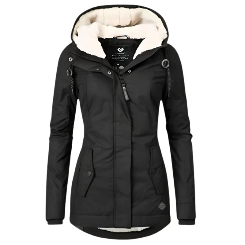 Nora | Damen Winterparka Sherpa-Gefüttert Wasserabweisend Tailliert Women Coat