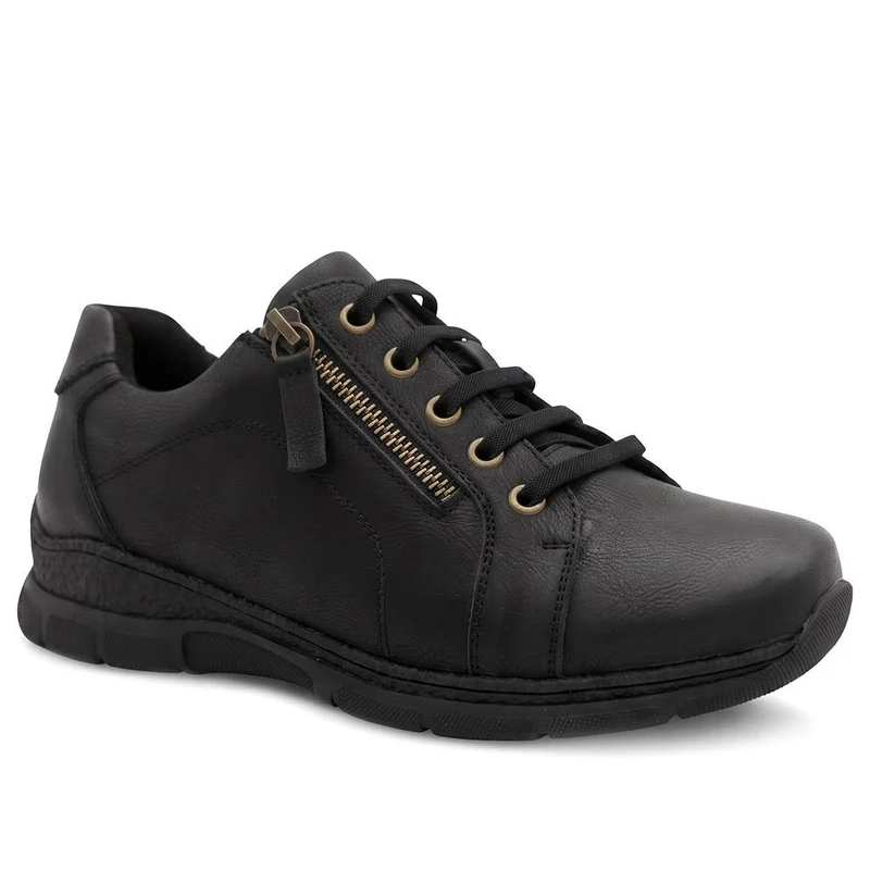 Extra Wide Zip & Lace Trainers - BETRINA / 329 761