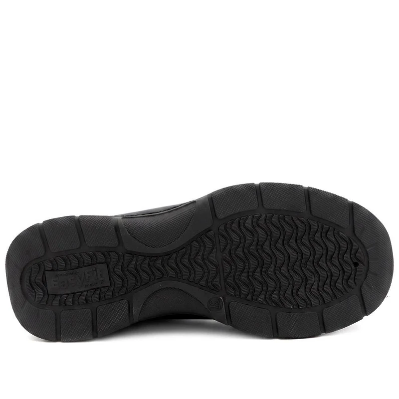 Extra Wide Zip & Lace Trainers - BETRINA / 329 761 - Navy