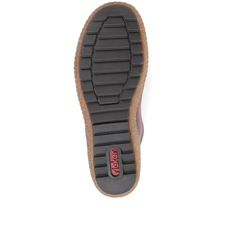 Zip Up Shoes - RKR36508 / 322 425 - Burgundy