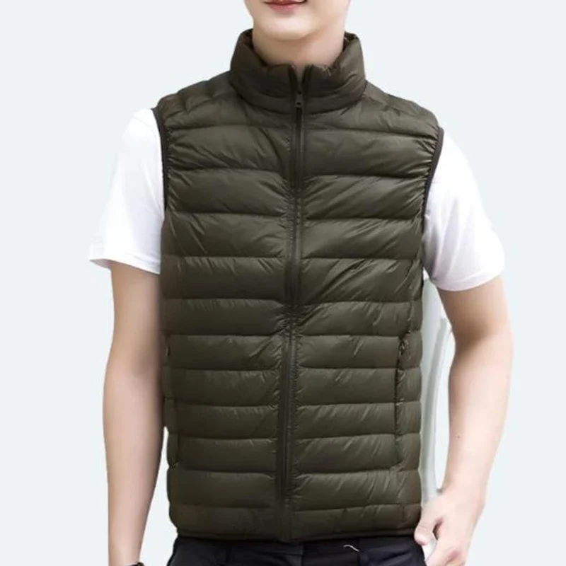 Luisa | Damen Steppweste leichte Puffer Vest mit Reißverschluss Stehkragen