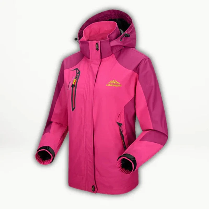 Sophie | Damen Steppjacke wasserdichte Outdoorjacke mit Kapuze