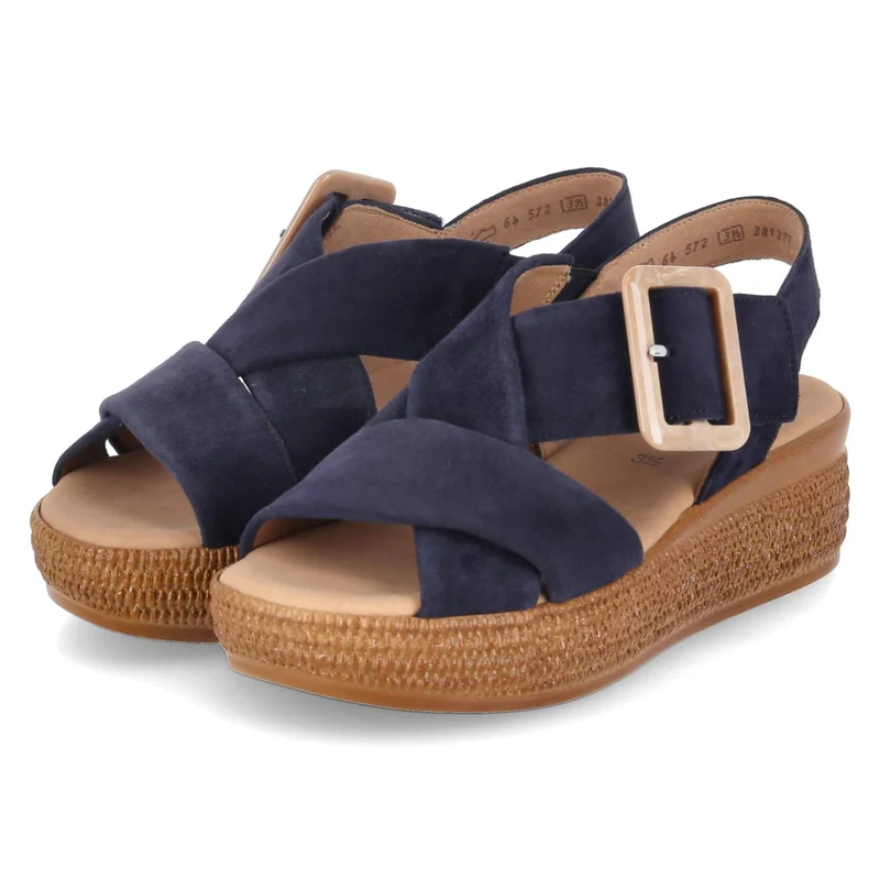 Plateausandaletten Blau