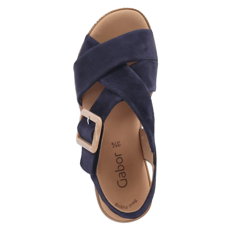 Plateausandaletten Blau