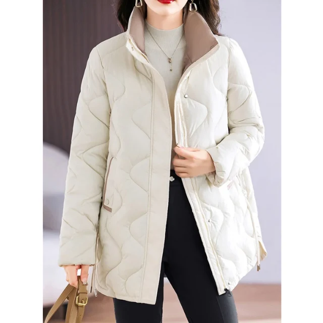 Bettina | Damen Freizeit-Winterjacke mit langen Ärmeln