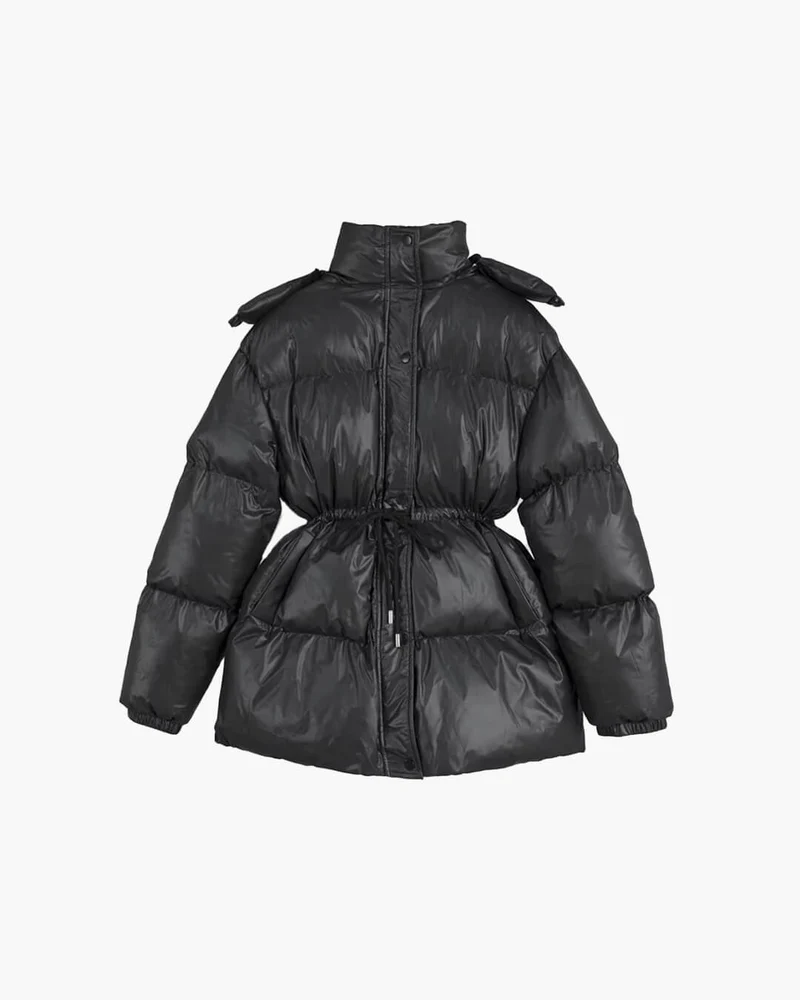 Pauline | Winter-Steppjacke für Damen mit Kordelzug und Glanzfinish