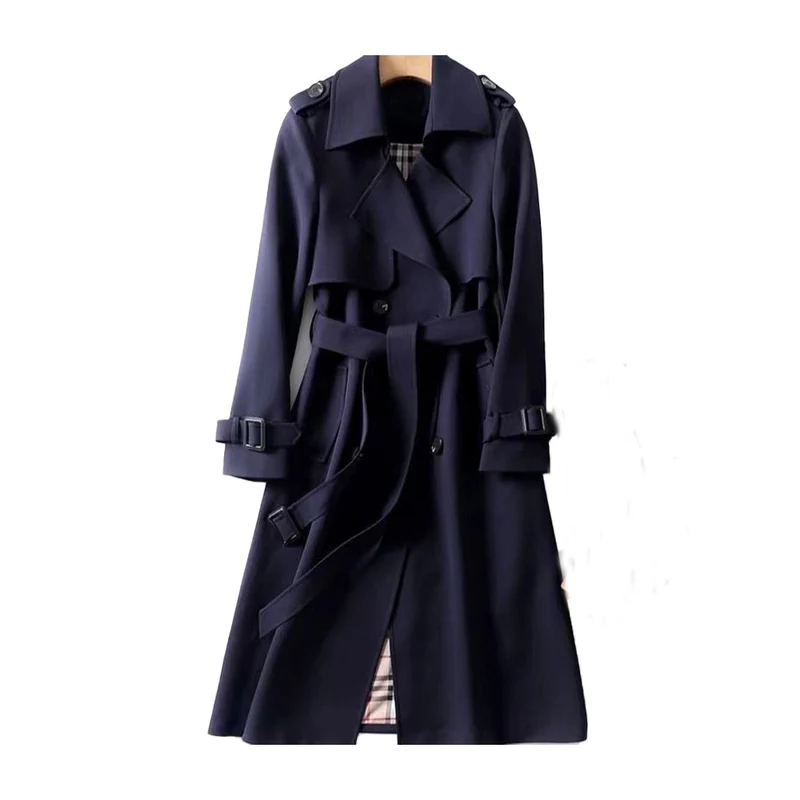Eva | Damen Zweireihiger Trenchcoat