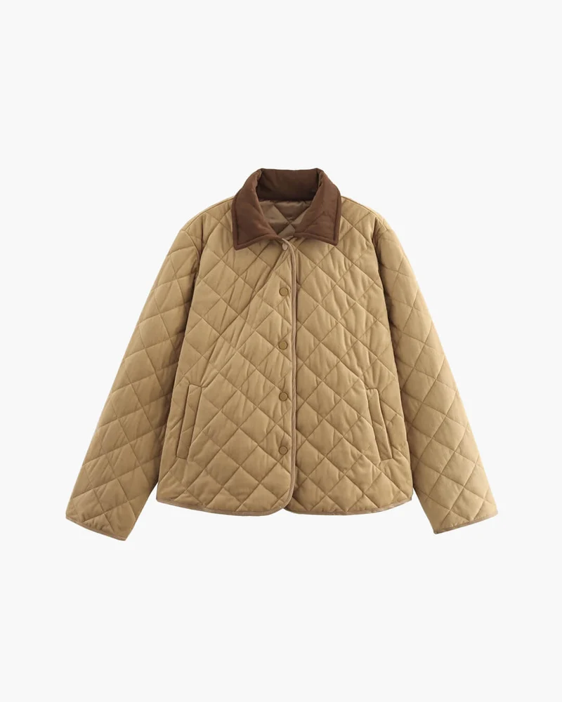 Carolin | Stilvolle Winter Stepp Freizeitjacke für Damen