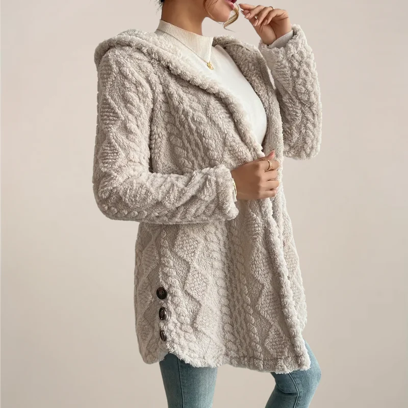 Carolin | Damen Frühlings Lockerer Strickcardigan