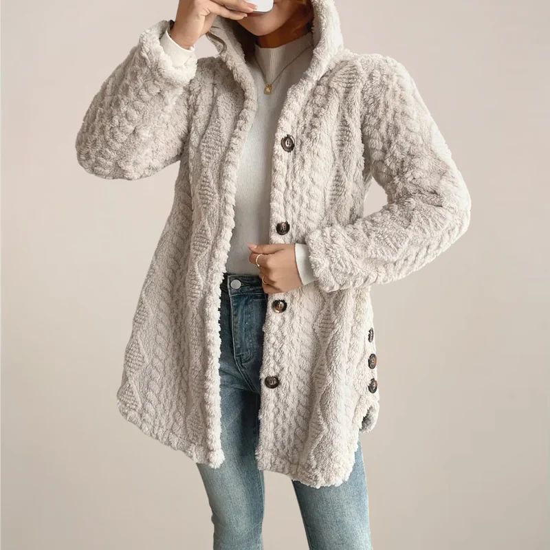 Carolin | Damen Frühlings Lockerer Strickcardigan