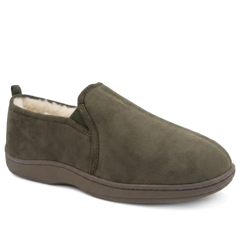 Comfy Antibacterial Slippers - QING34011 / 320 876 - Olive