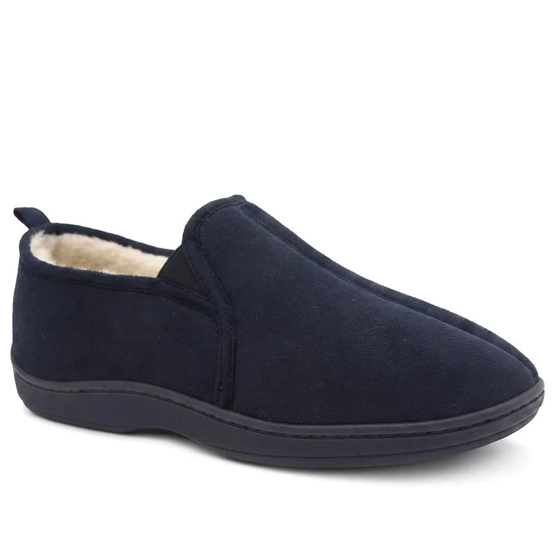 Comfy Antibacterial Slippers - QING34011 / 320 876 - Navy