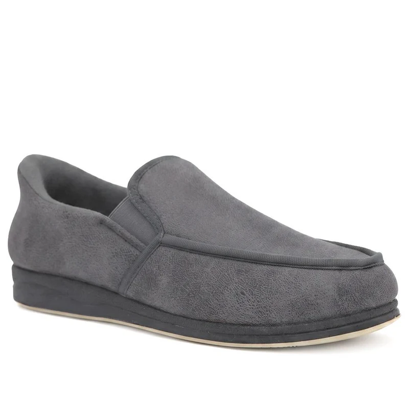 Easy Step In Extra Wide Memory Foam Slippers - QING42000 / 327 899