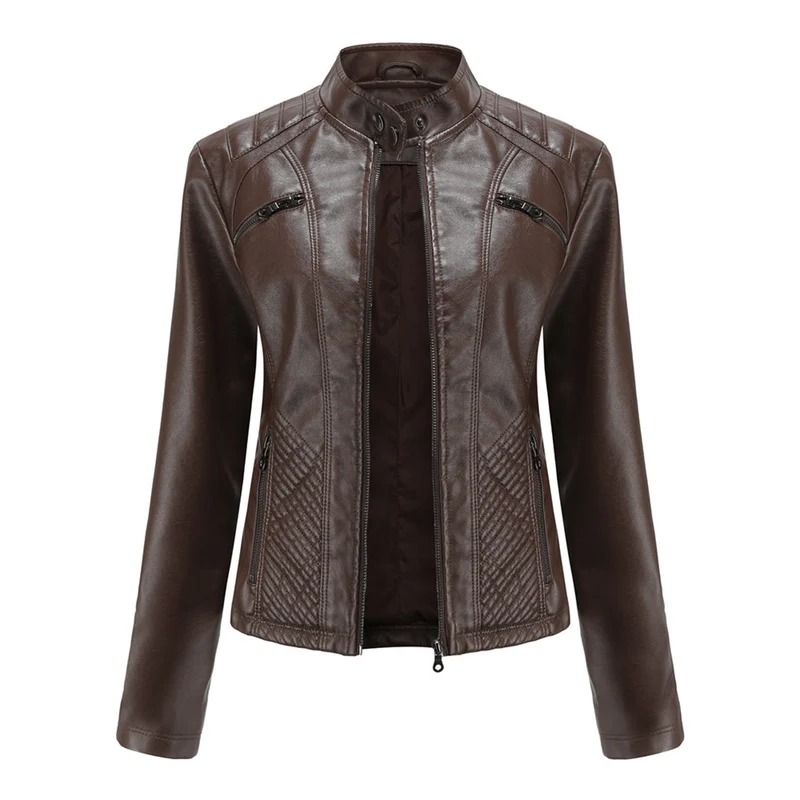 Sabine | Damen Modische Jacke mit Gesteppter Schulterpartie