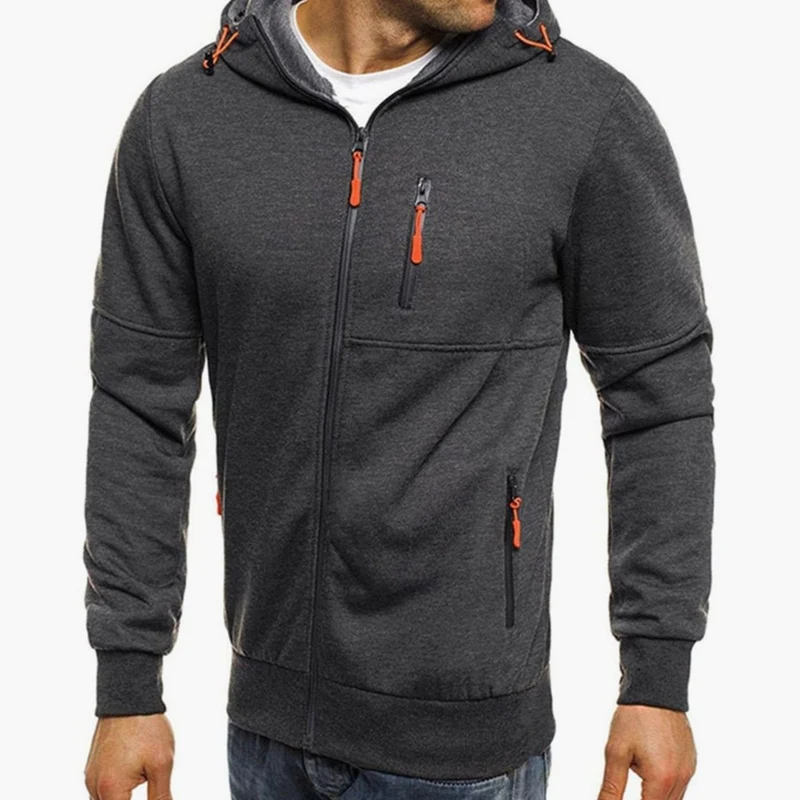 Fabian | Lässiger Herren-Hoodie mit Reißverschluss und Kapuze