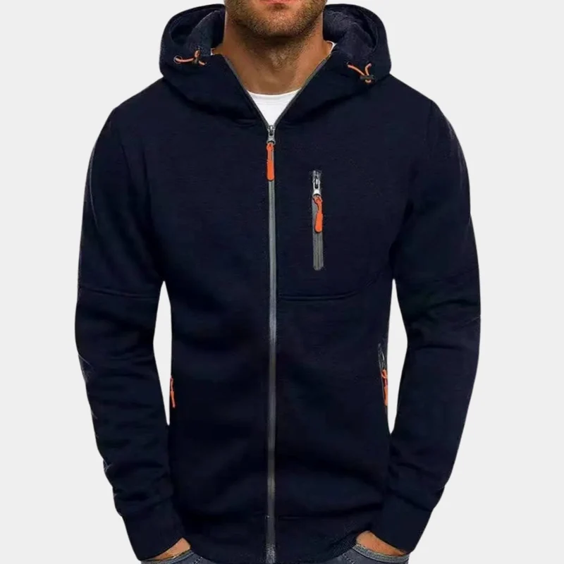 Fabian | Lässiger Herren-Hoodie mit Reißverschluss und Kapuze