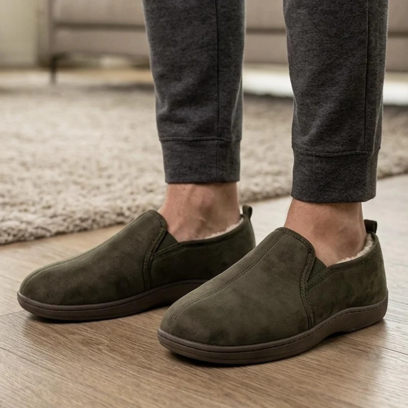 Comfy Antibacterial Slippers - QING34011 / 320 876 - Olive