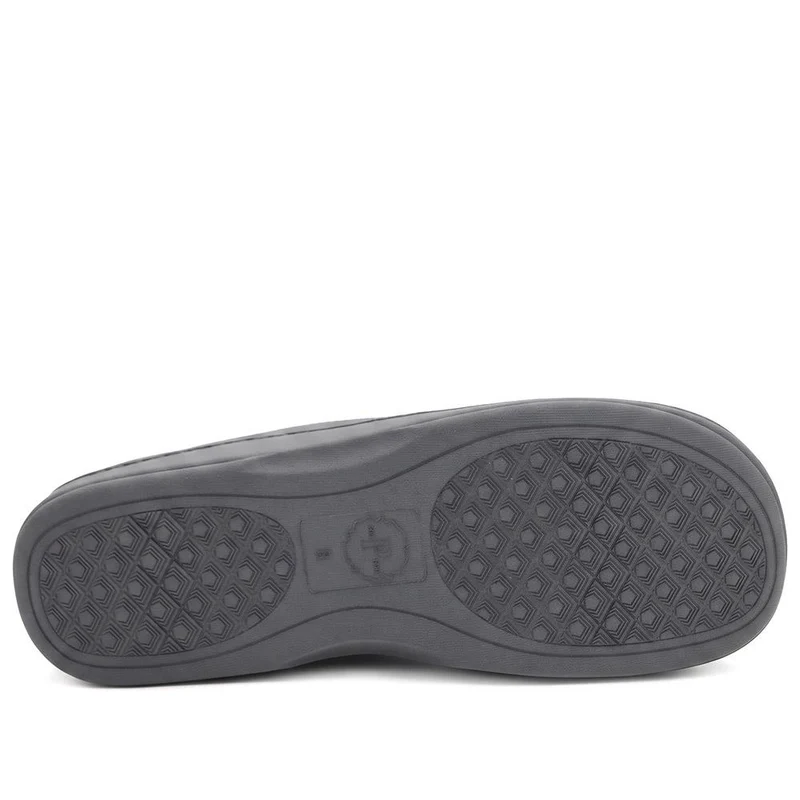 Comfy Antibacterial Slippers - QING34011 / 320 876 - Charcoal