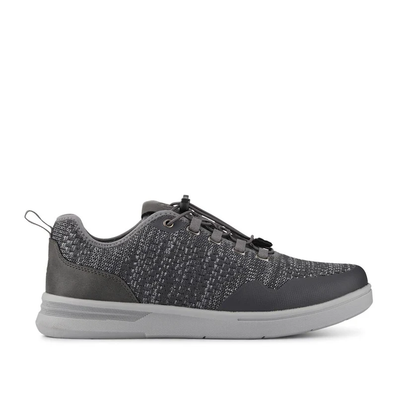 Bungee-Laced Memory Foam Shoes - BOJIE41027 / 327 404 - Grey