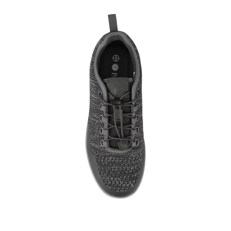 Bungee-Laced Memory Foam Shoes - BOJIE41027 / 327 404 - Grey