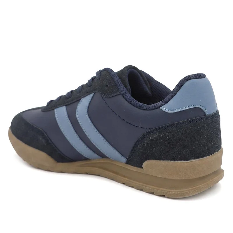 Wide Fit Memory Foam Lace Up Trainers - SUNCH43000 / 328 962 - Navy-Blue