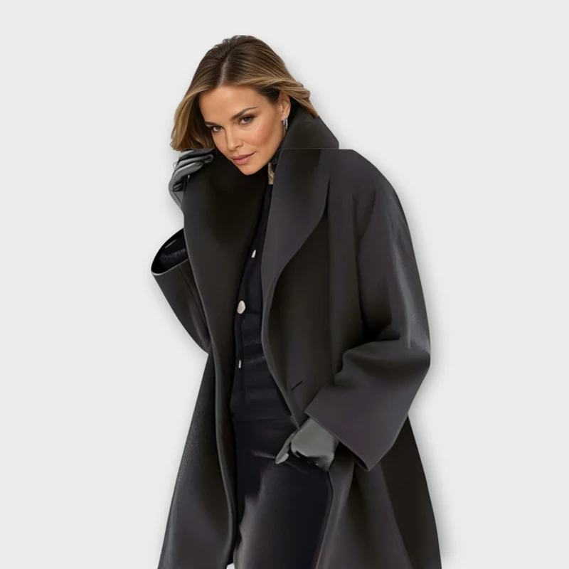Julia | Damen Oversized Wintermantel im modernen Stil