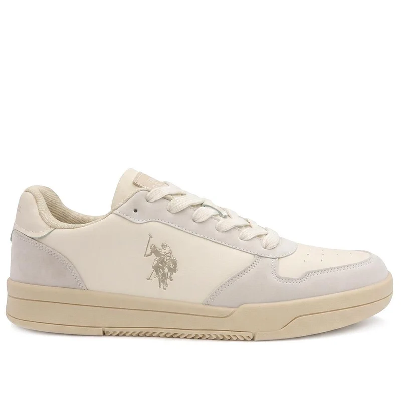 US Polo Assn Steve Lace Up Trainers - USPOL43003 / 330 484 - White