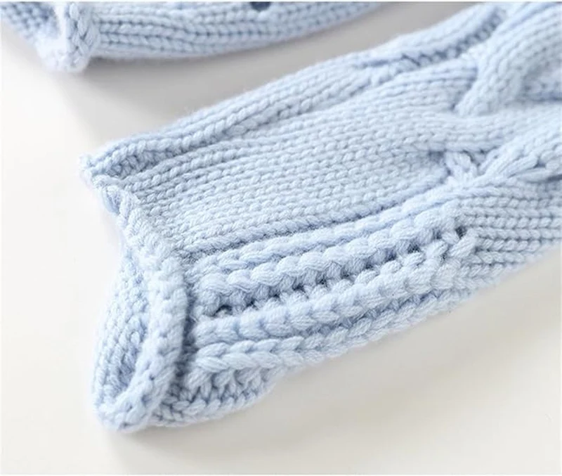 Johanna | Damen Lockerer Zopfmuster Stehkragen Knit Sweater