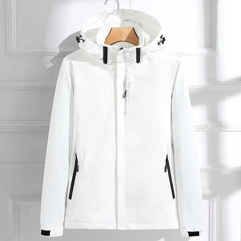 Angela | Damen funktionale Jacke mit Reißverschluss und Kapuze