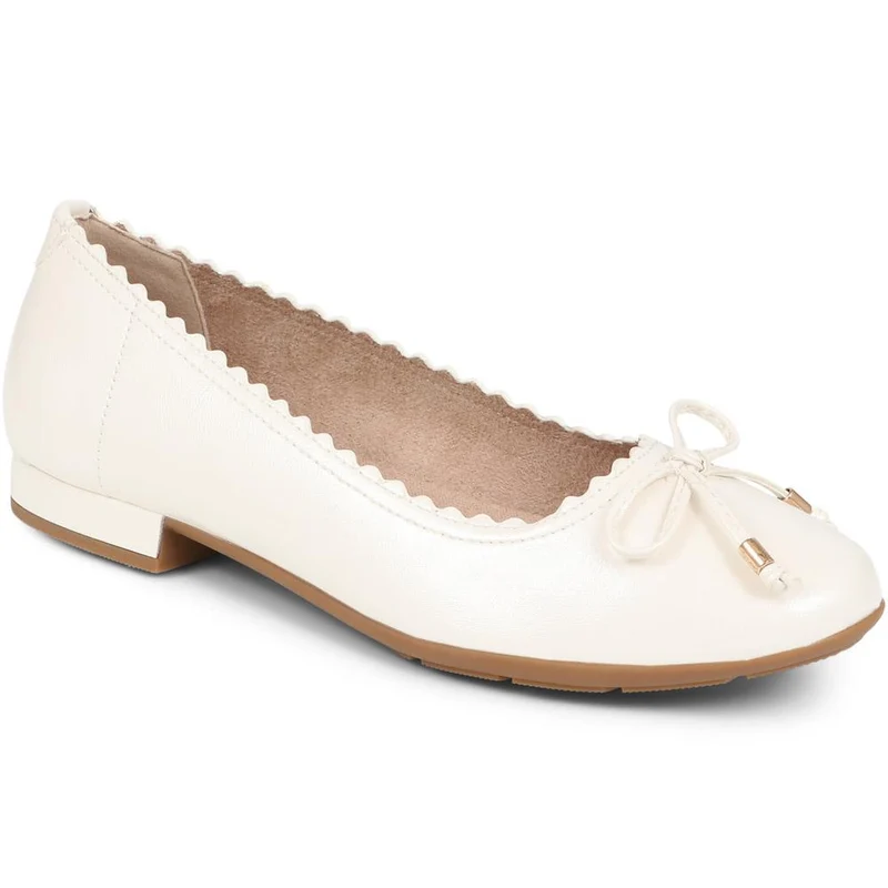 Flat Ballet Pumps - WBINS39088 / 325 162 - Pearl