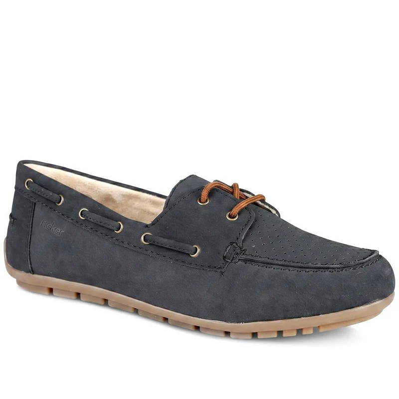 Rieker Breathable Laced Loafers - RKR43068 / 330 547