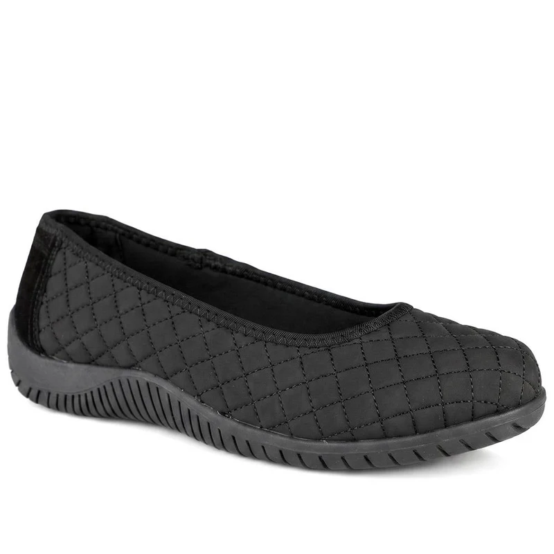 Wide Fit Quilted Upper Comfort Pumps - BRK44004 / 329 756