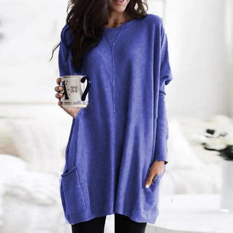 Sabina | Modischer Langer Damenpullover