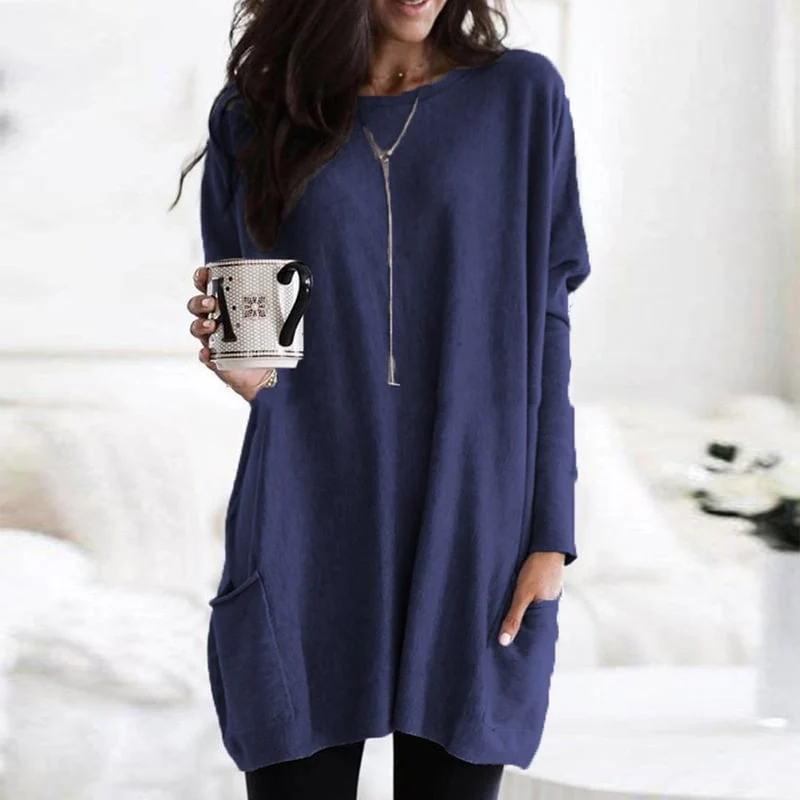 Sabina | Modischer Langer Damenpullover