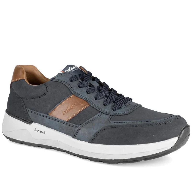 Rieker Extra Wide Zip & Lace Trainers - RKR44509 / 329 909