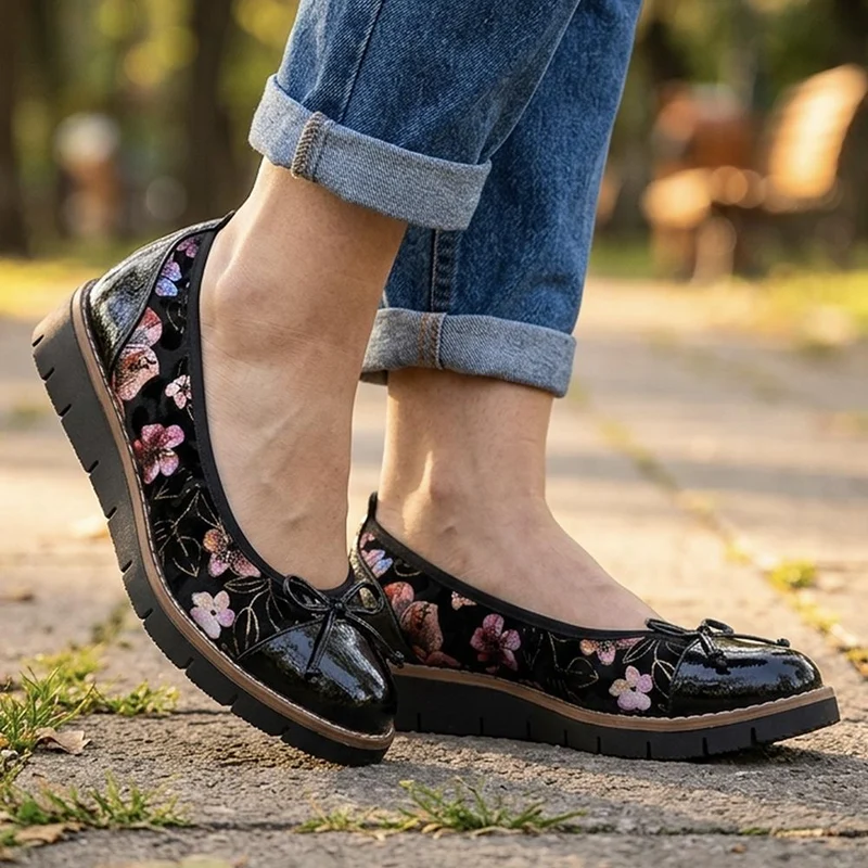 Ballet Pumps - WBINS34113 / 320 399 - Black Multi Floral