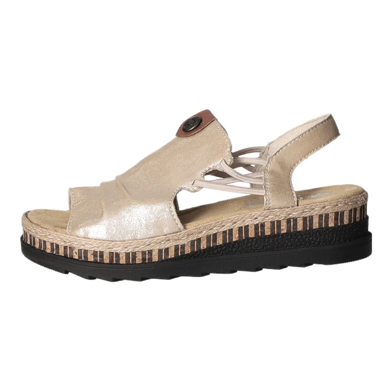 Rieker Keil Sandalette ab 30mm Sohlenhöhe
