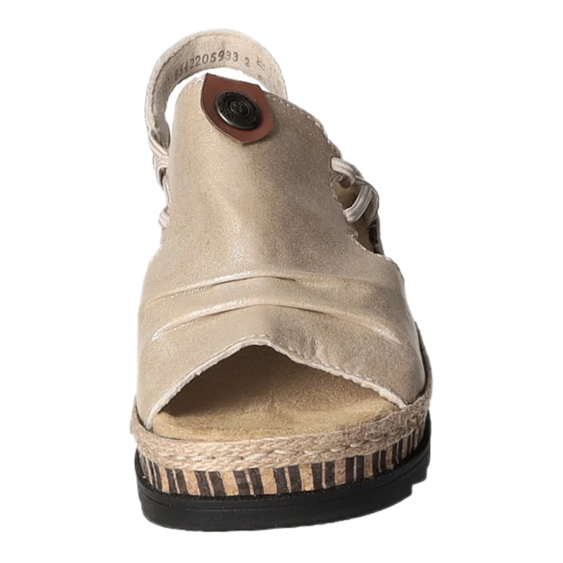 Rieker Keil Sandalette ab 30mm Sohlenhöhe