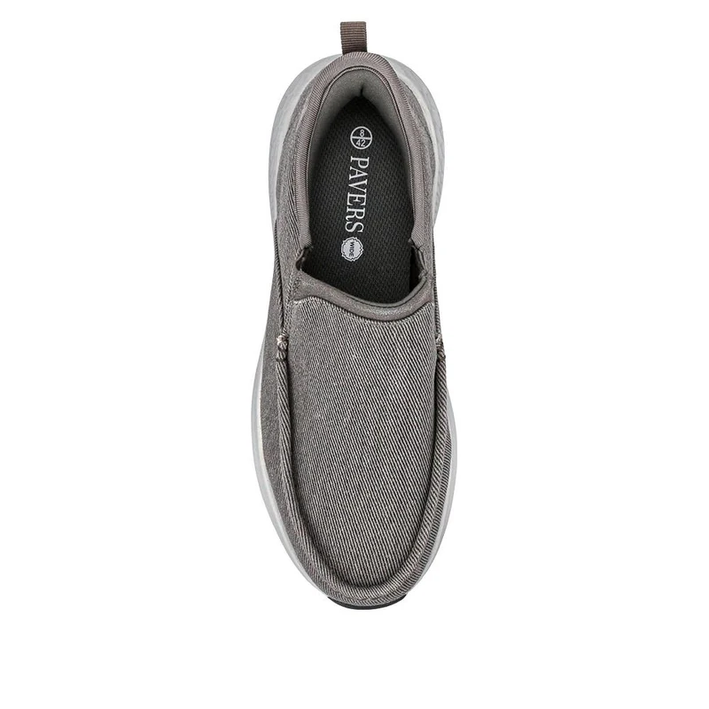 Easy Step In Wide Fit Laceless Trainers - BOJIE41013 / 327 259 - Grey