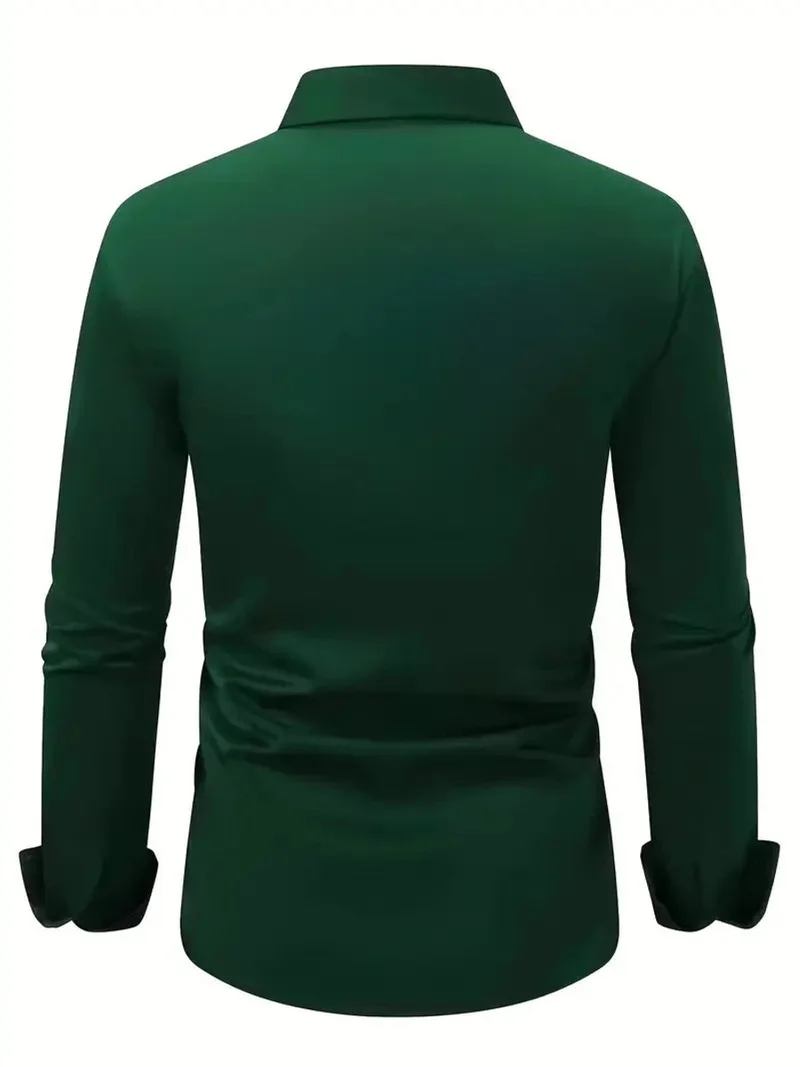 Julian | Herren Slim-Fit Knitterfreies Langarm Business-Hemd