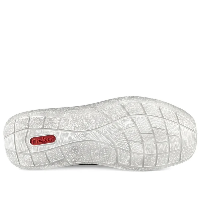 Rieker Casual Slip On Shoes W/ Bungee Laces - RKR43059 / 330 542 - Navy