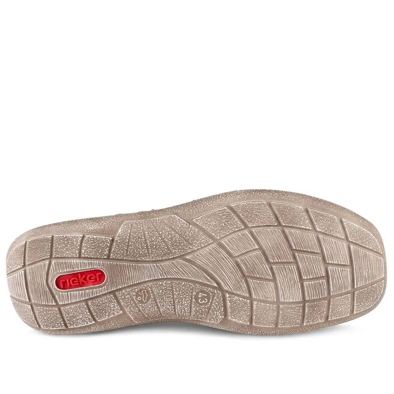Rieker Casual Slip On Shoes W/ Bungee Laces - RKR43059 / 330 542 - Grey