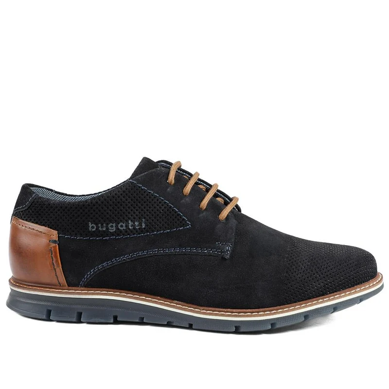 Bugatti Leather Lace Up Shoes - BUG43513 / 329 256 - Navy