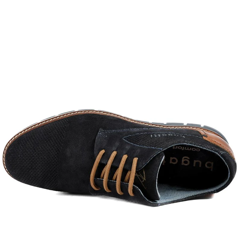 Bugatti Leather Lace Up Shoes - BUG43513 / 329 256 - Navy